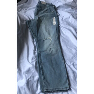 Women’s Mid-Rise Curvy Jeans, Size 18/34Short